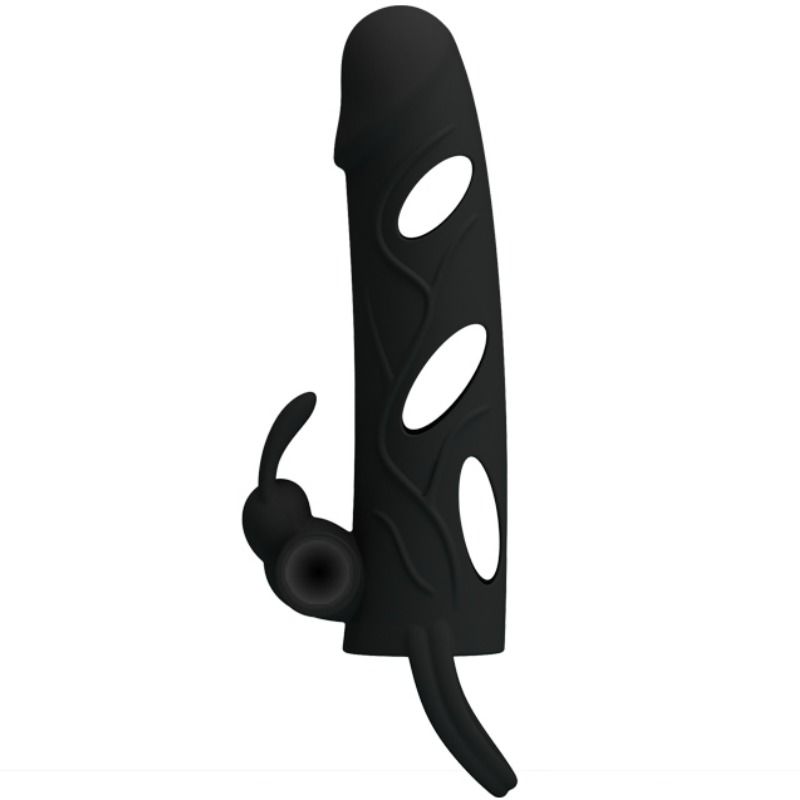 PRETTY LOVE - SILIKONECOVER MED VIBRATION 14 CM 1.0