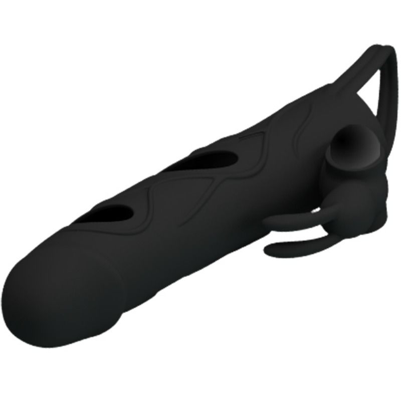 PRETTY LOVE - SILIKONECOVER MED VIBRATION 14 CM 1.0