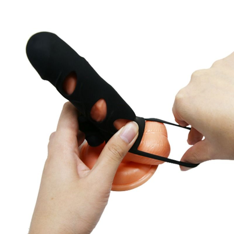 PRETTY LOVE - SILIKONECOVER MED VIBRATION 14 CM 1.0