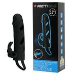PRETTY LOVE - SILIKONECOVER MED VIBRATION 14 CM 1.0