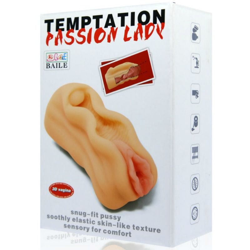 BAILE - MINI MANDLIG MAsturbator VAGINA LÆBER DESIGN