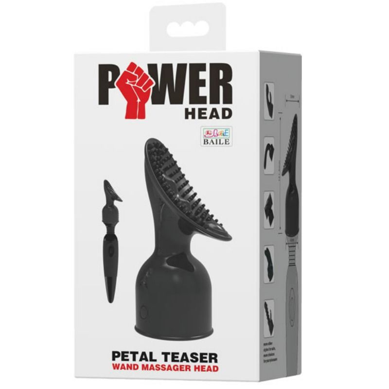BAILE - POWER HEAD UDSKIFTELIGT HOVED TIL KLITORIS STIMULATIONSMASSAGEAPPARAT