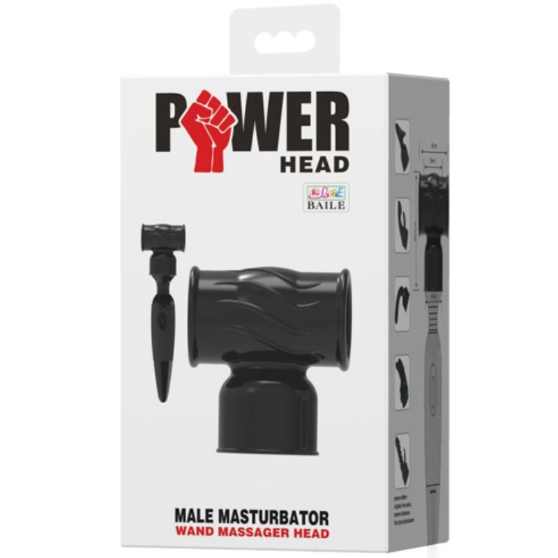 BAILE - UDSKIFTELIGT POWER HEAD TIL MANDLIG MASSAGEAPPARAT