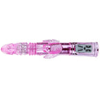 BAILE - GENOPLADELIG VIBRATOR MED ROTATION OG DUNKENDE SMØRRESPILSTIMULATOR