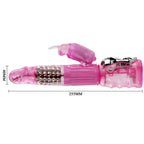 BAILE - VIBRATOR MED ROTATION OG KANIN MULTI-HASTIGHED OG MULTIROTATION