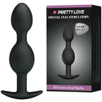 PRETTY LOVE - ANALBALLER I SILIKONE 12,5 CM SORT