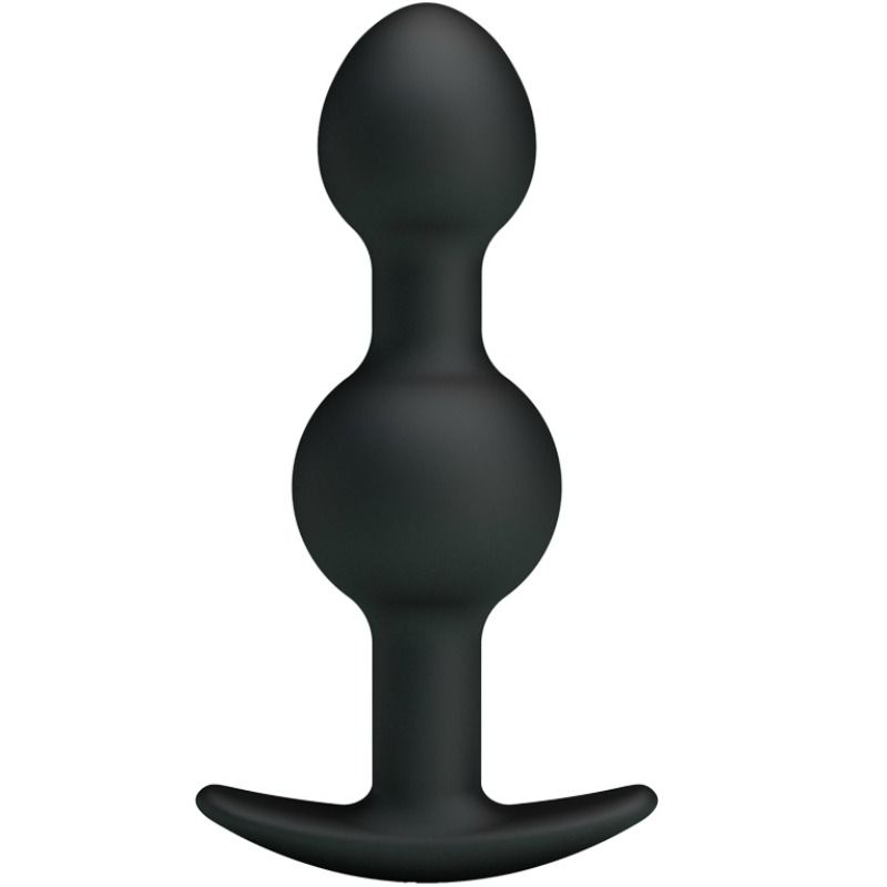 PRETTY LOVE - SPECIEL STIMULERING SILIKONE ANALKUGLER 10,3 CM SORT