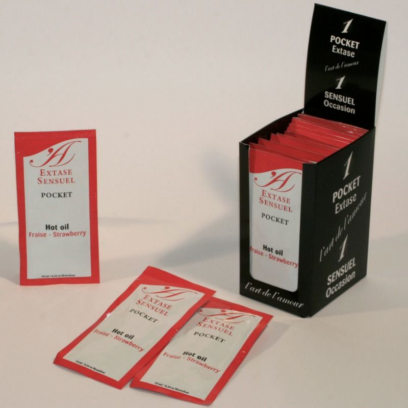 EXTASE SENSUAL - JORDBÆR STIMULERENDE OLIE 10 ML
