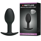 PRETTY LOVE - SILIKONE ANALPLUG 6,5 CM SORT