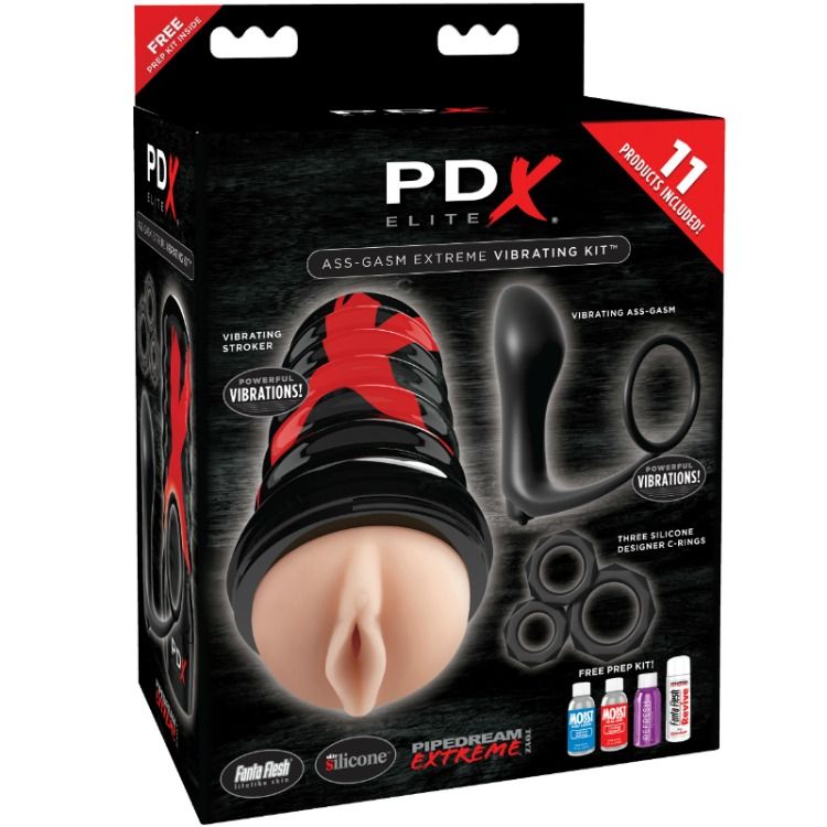 PDX ELITE - KIT MED RØV-GASME EKSPLOSION VAGINA DESIGN