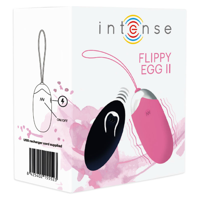 INTENSE - FLIPPY II VIBRERENDE ÆG MED FJERNBETJENING PINK
