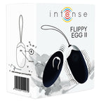INTENSE - FLIPPY II VIBRERENDE ÆG MED FJERNBETJENING SORT