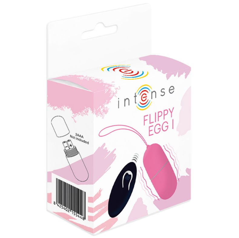 INTENSE - FLIPPY I VIBRERENDE ÆG MED FJERNBETJENING PINK