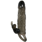 BAILE - BRAVE MAN PENISCOVER MED KANIN SORT 16,5 CM