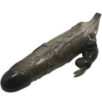 BAILE - BRAVE MAN PENISCOVER MED KANIN SORT 16,5 CM