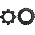 BAILE - KIT 2 RINGE MED BLOMSTERENDE SILIKONE RINGE