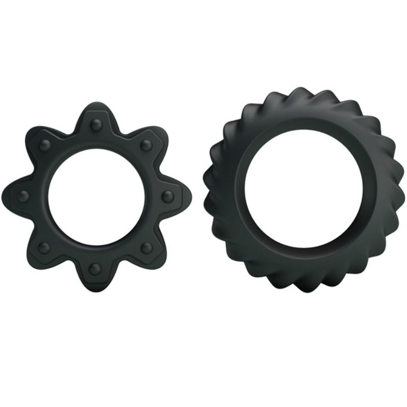 BAILE - KIT 2 RINGE MED BLOMSTERENDE SILIKONE RINGE