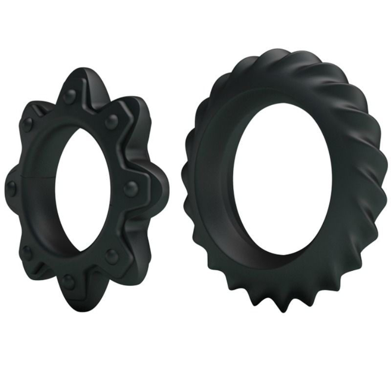 BAILE - KIT 2 RINGE MED BLOMSTERENDE SILIKONE RINGE