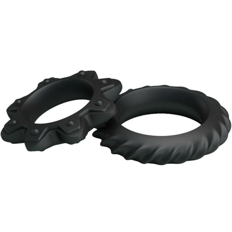BAILE - KIT 2 RINGE MED BLOMSTERENDE SILIKONE RINGE