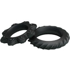 BAILE - KIT 2 RINGE MED BLOMSTERENDE SILIKONE RINGE
