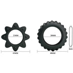 BAILE - KIT 2 RINGE MED BLOMSTERENDE SILIKONE RINGE