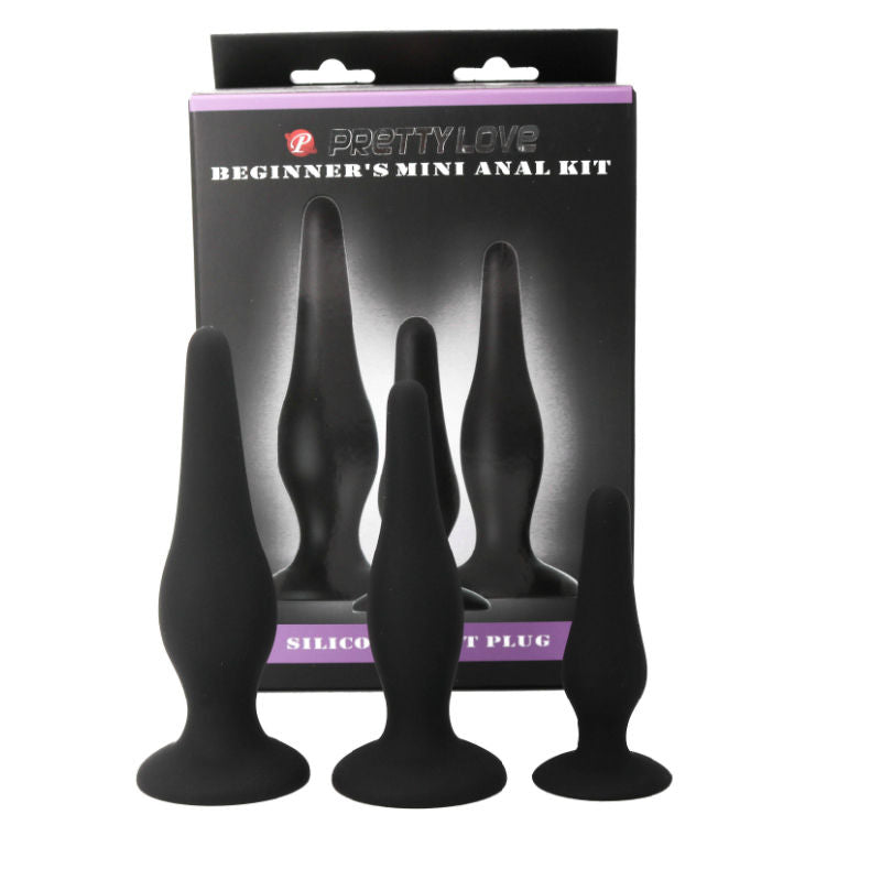 PRETTY LOVE - ANALPLUGS SILIKONE INITIATIONSSÆT