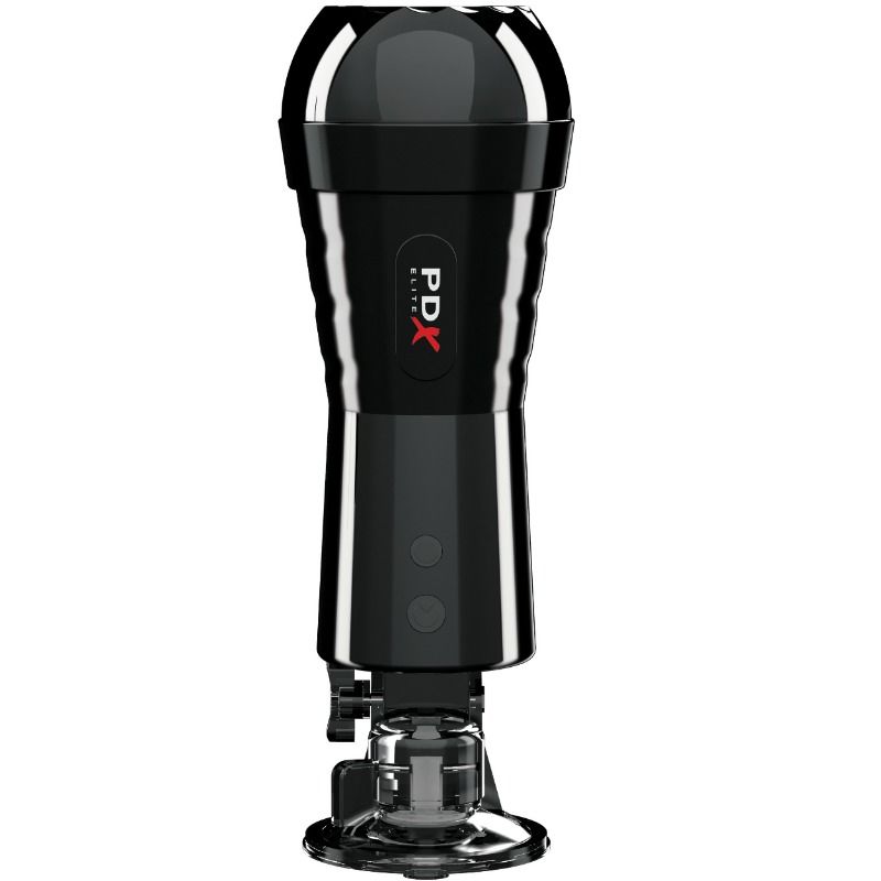 PDX ELITE - MASURBator med vibration og kompressoreffekt