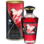 SHUNGA - VARMEFFEKT MASSAGEOLIE INTENS KIRSEBÆRSMAG 100 ML