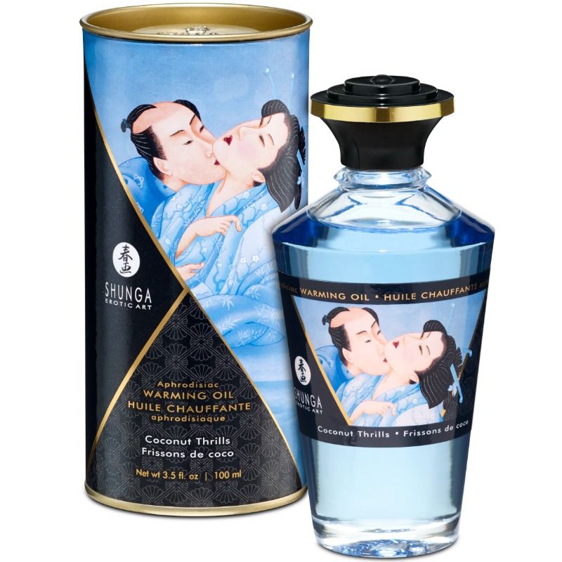 SHUNGA - KOKOSSMAG MED VARMEFFEKT MASSAGEOLIE 100 ML