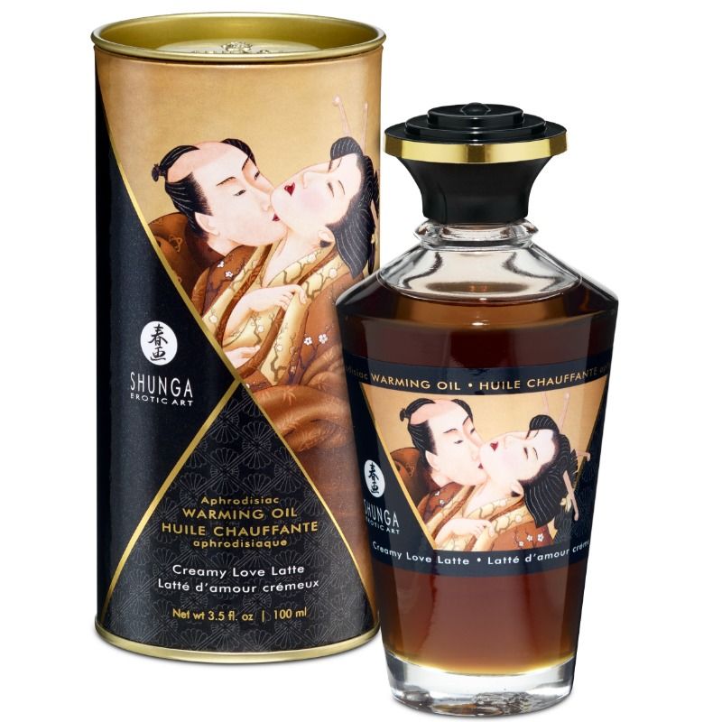 SHUNGA - KAFFESMAG MED VARMEFFEKT MASSAGEOLIE 100 ML