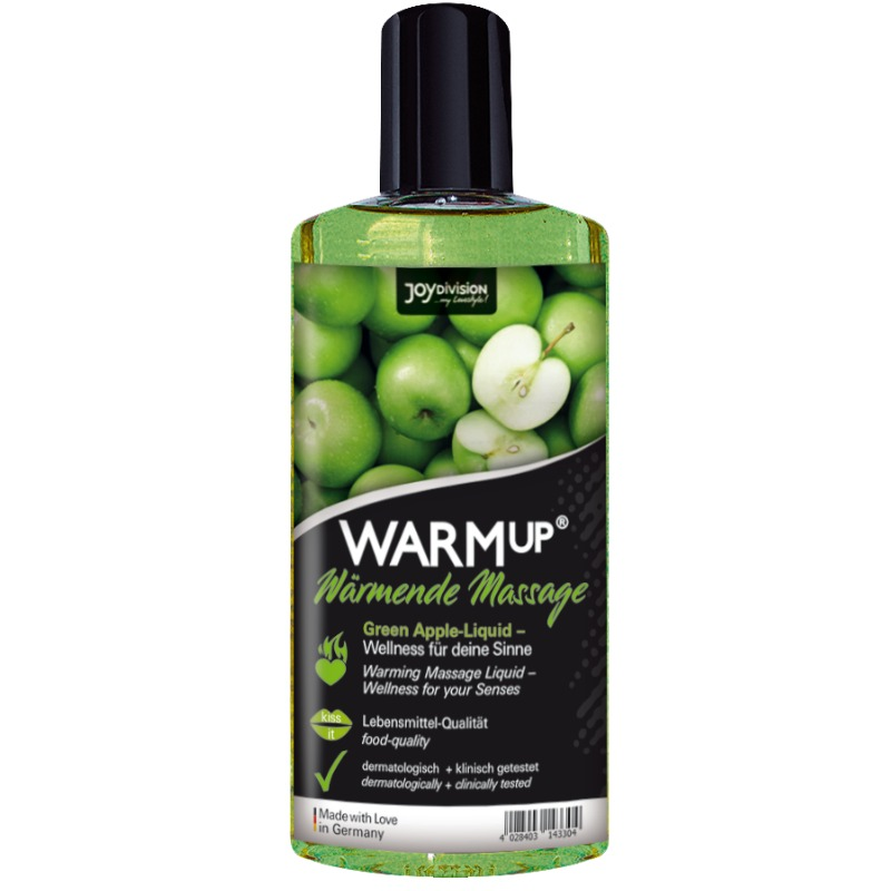 JOYDIVISION WARMUP - MASSAGEOLIE MED GRØN ÆBLE - 150 ML