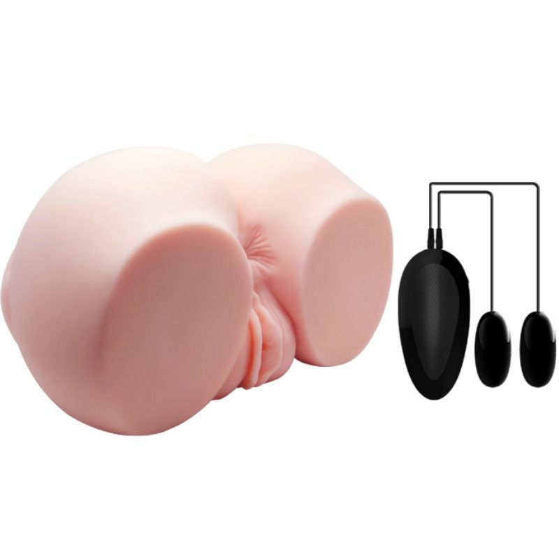 CRAZY BULL - REALISTISK VAGINA OG ANUS MED VIBRATION
