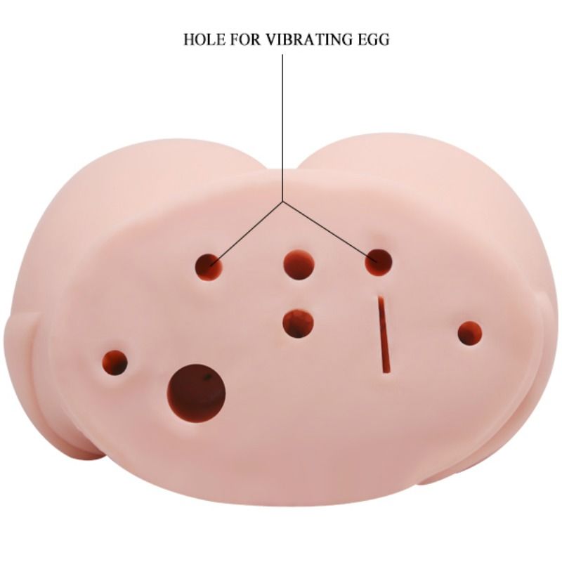 CRAZY BULL - REALISTISK VAGINA OG ANUS MED VIBRATION