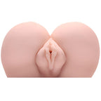 CRAZY BULL - VAGINA OG ANUS MED REALISTISK TATOVERING MED VIBRATION