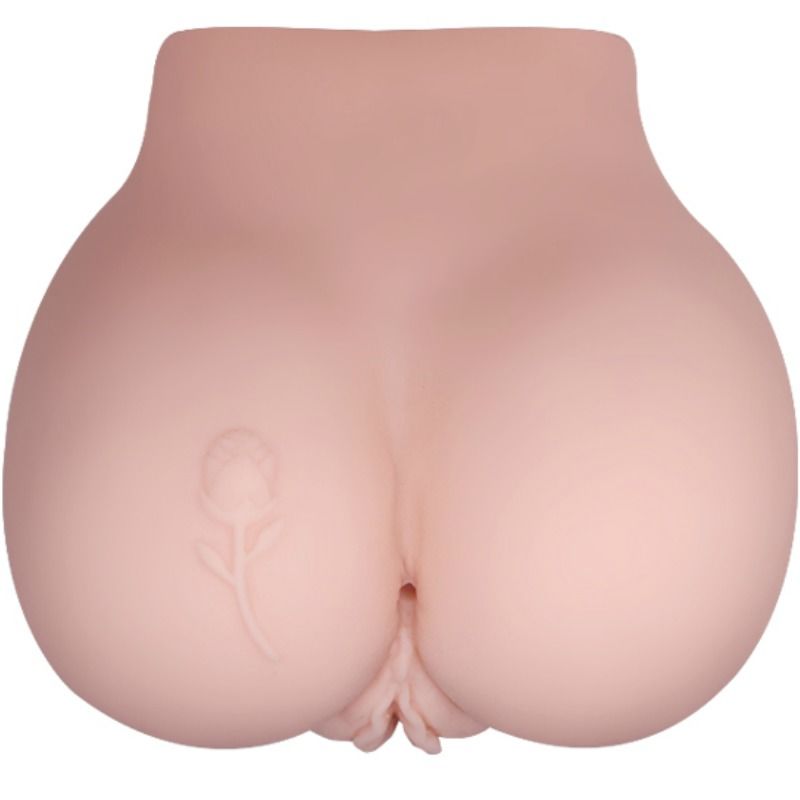 CRAZY BULL - VAGINA OG ANUS MED REALISTISK TATOVERING MED VIBRATION
