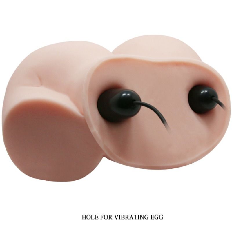 CRAZY BULL - RUMPE MED REALISTISK VAGINA OG ANUS OG VIBRATION