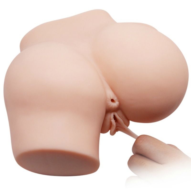 CRAZY BULL - RUMPE MED REALISTISK VAGINA OG ANUS OG VIBRATION