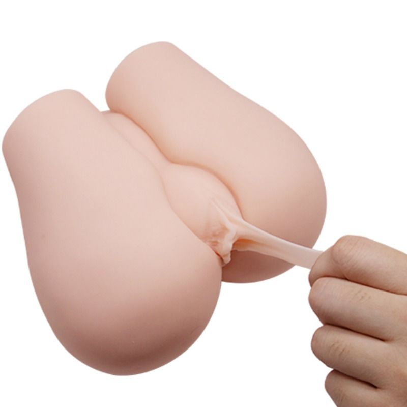 CRAZY BULL - REALISTISK VAGINA OG ANUS MED VIBRATIONSPOSITION 3