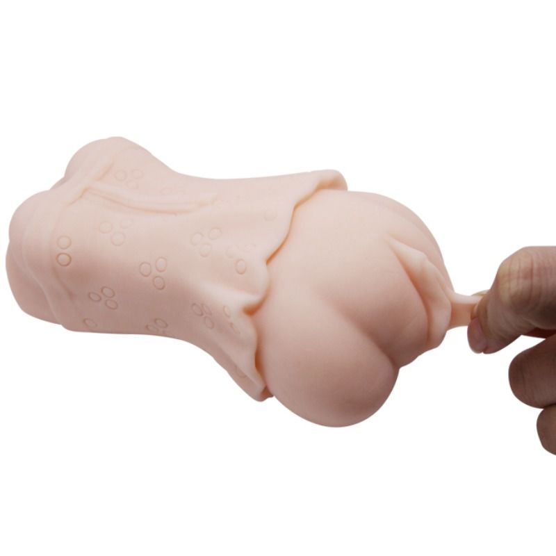 CRAZY BULL - VANDSKIN VAGINA MASTURBADOR MED VIBRERENDE KUGLE 2