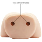 CRAZY BULL - REALISTISK VAGINA OG ANUS MED VIBRATIONSPOSITION 4