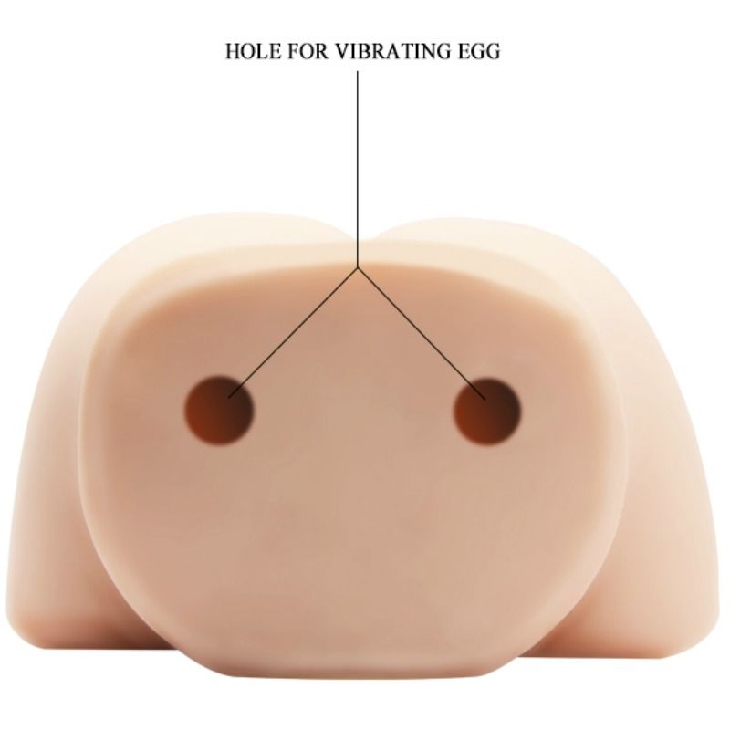 CRAZY BULL - REALISTISK VAGINA OG ANUS MED VIBRATIONSPOSITION 4
