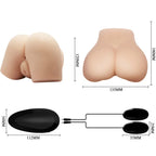 CRAZY BULL - REALISTISK VAGINA OG ANUS MED VIBRATIONSPOSITION 4