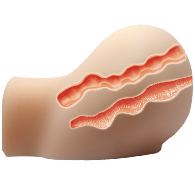CRAZY BULL - REALISTISK VAGINA OG ANUS MED VIBRATIONSPOSITION 6