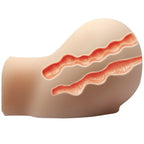 CRAZY BULL - REALISTISK VAGINA OG ANUS MED VIBRATIONSPOSITION 6