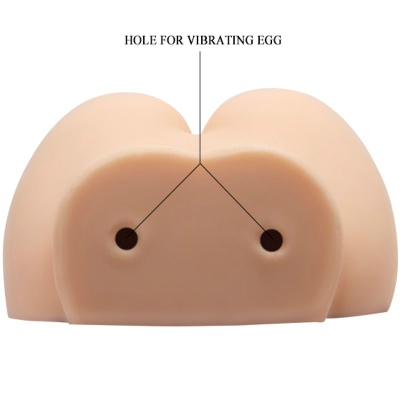 CRAZY BULL - REALISTISK VAGINA OG ANUS MED VIBRATIONSPOSITION 6