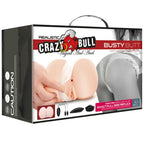 CRAZY BULL - REALISTISK VAGINA OG ANUS MED VIBRATIONSPOSITION 6