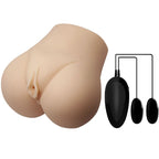 CRAZY BULL - REALISTISK VAGINA OG ANUS MED VIBRATIONSPOSITION 7