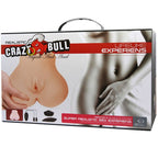 CRAZY BULL - REALISTISK VAGINA OG ANUS MED VIBRATIONSPOSITION 7