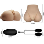 CRAZY BULL - REALISTISK VAGINA OG ANUS MED VIBRATIONSPOSITION 7