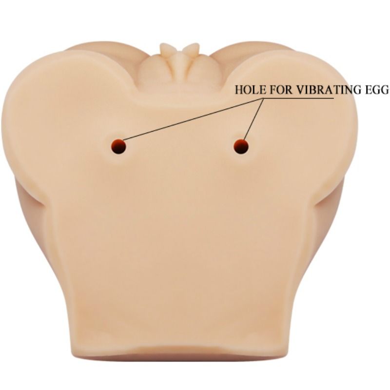 CRAZY BULL - REALISTISK VAGINA OG ANUS MED VIBRATIONSPOSITION 8